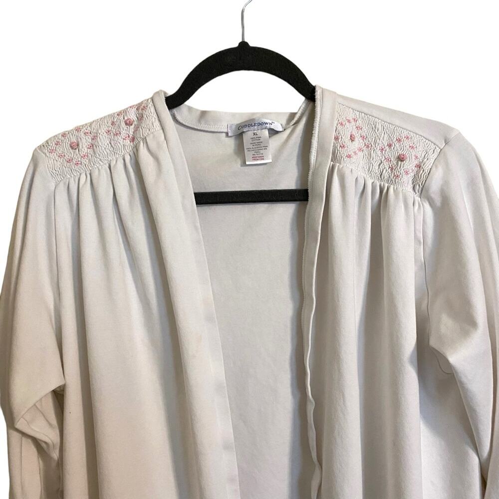 Cuddledown White Lightweight Sleep Robe‎ XL - Picture 2 of 6